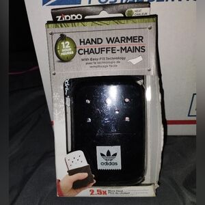 Adidas Black Portable Hand Warmer